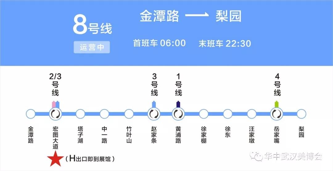 武漢美博會:8號線